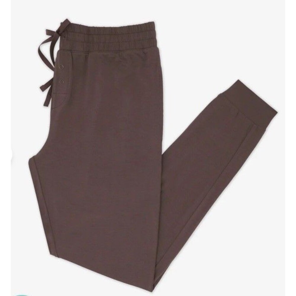 Little Sleepies Womens Large Loungewear Pajama Pants Bamboo Dark Chocolate